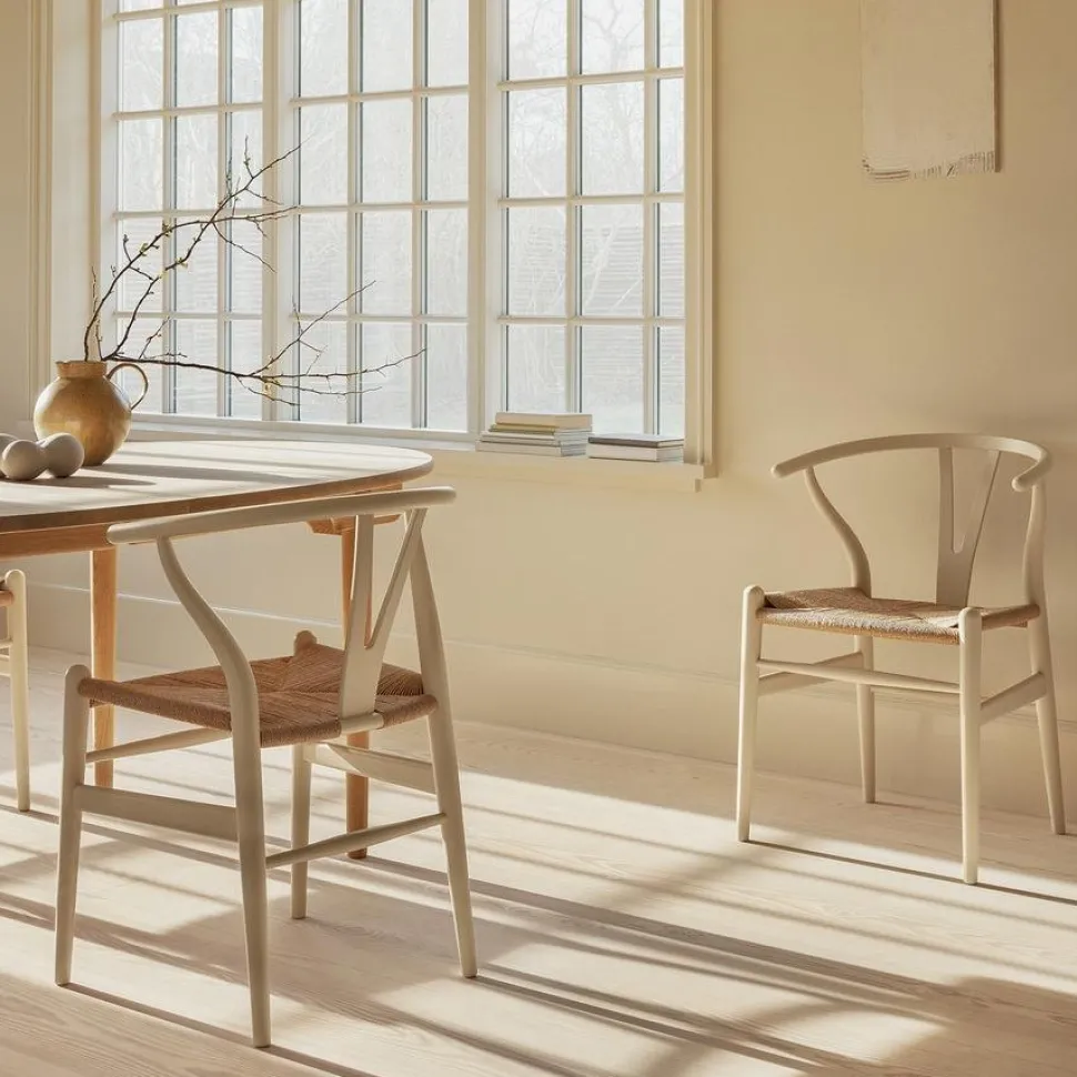 CH24 Wishbone Chair Soft Colours