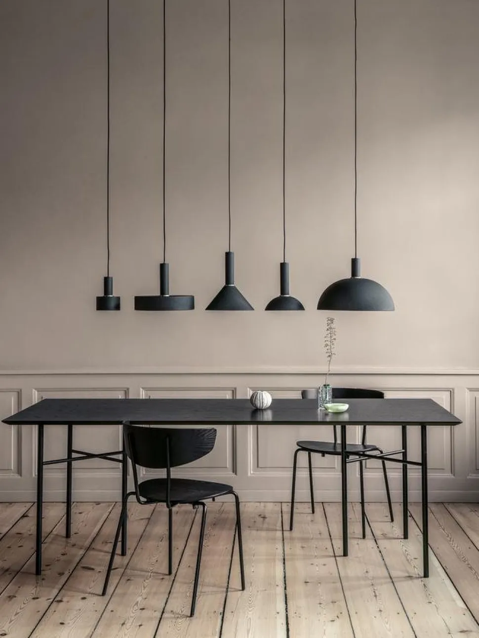 Collect Lighting, Niedrig, Black, Hoop, Black