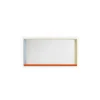 Colour Frame Mirror, Mittel (48 cm x 91 cm), Blau / Orange