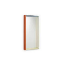 Colour Frame Mirror, Mittel (48 cm x 91 cm), Blau / Orange