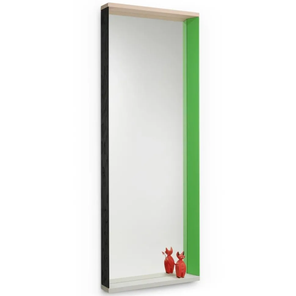 Colour Frame Mirror, Mittel (48 cm x 91 cm), Blau / Orange