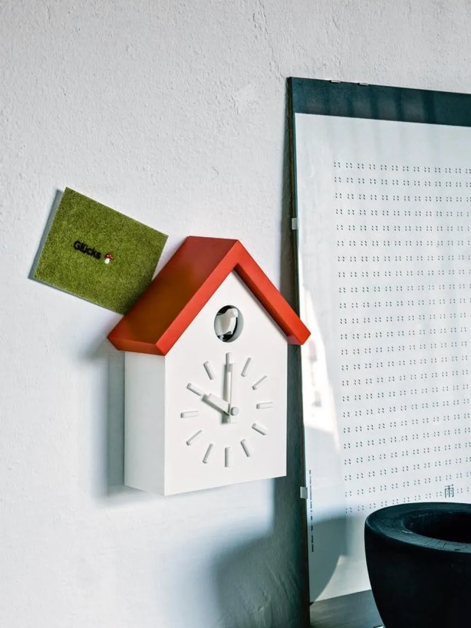 Cu-Clock Wanduhr