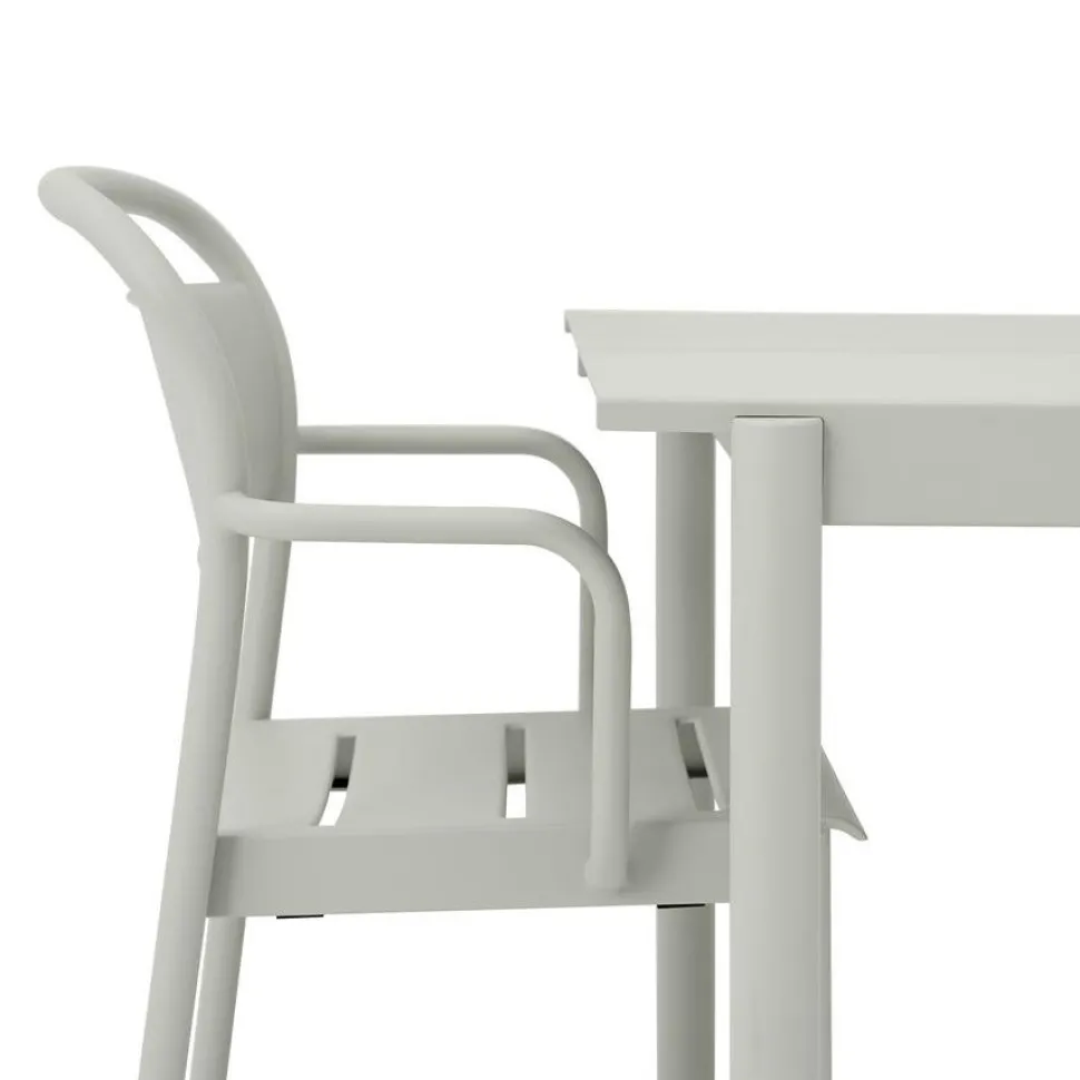 Linear Steel Armchair