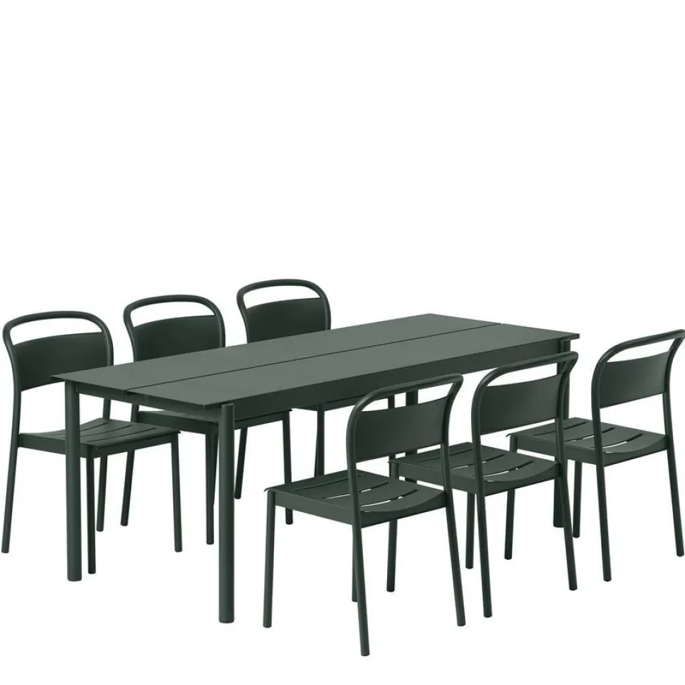 Linear Steel Sidechair