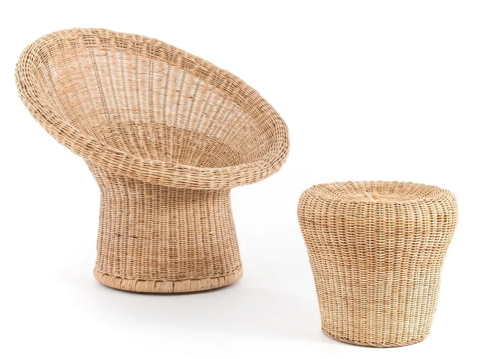 Rattanhocker E 14