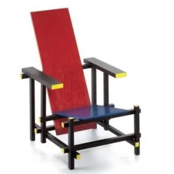 Rood blauwe stoel Miniature