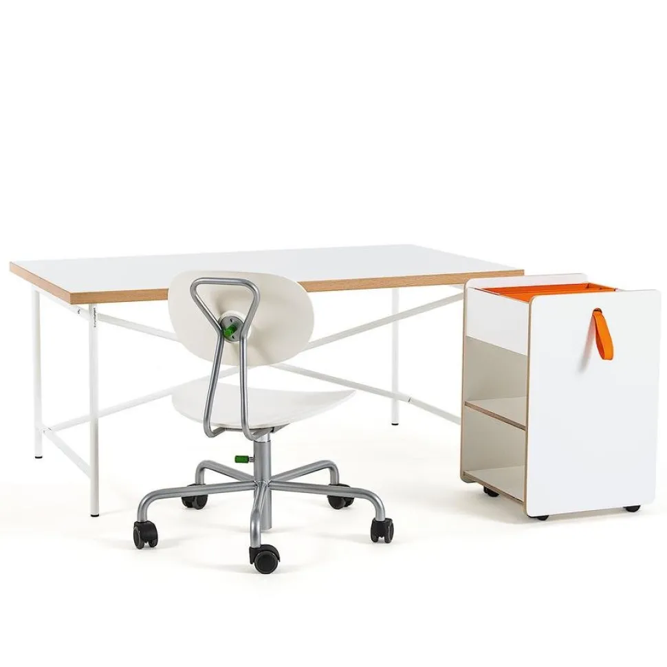 Schulstart-Set: Kinderschreibtisch Eiermann + Stuhl + Container