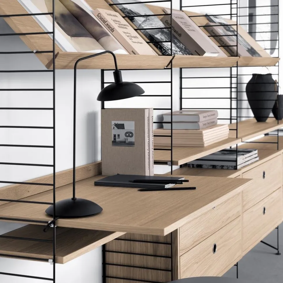 String System Zeitschriftenablage Holz