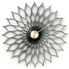 Sunflower Clock Black