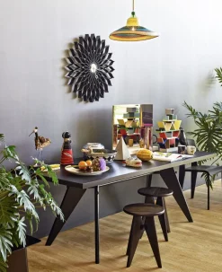 Sunflower Clock Black