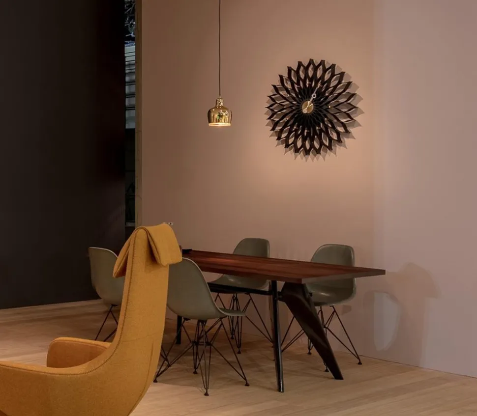 Sunflower Clock Black