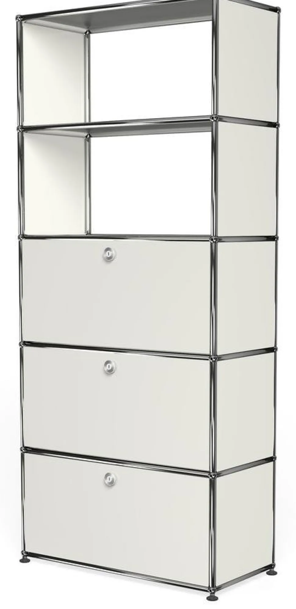 USM Haller Aktenregal mit Klappen und Schublade