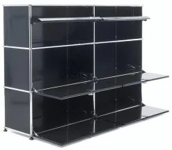 USM Haller Highboard L mit Schrägtablaren