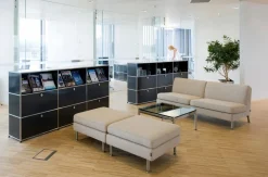 USM Haller Highboard M mit Schrägtablar
