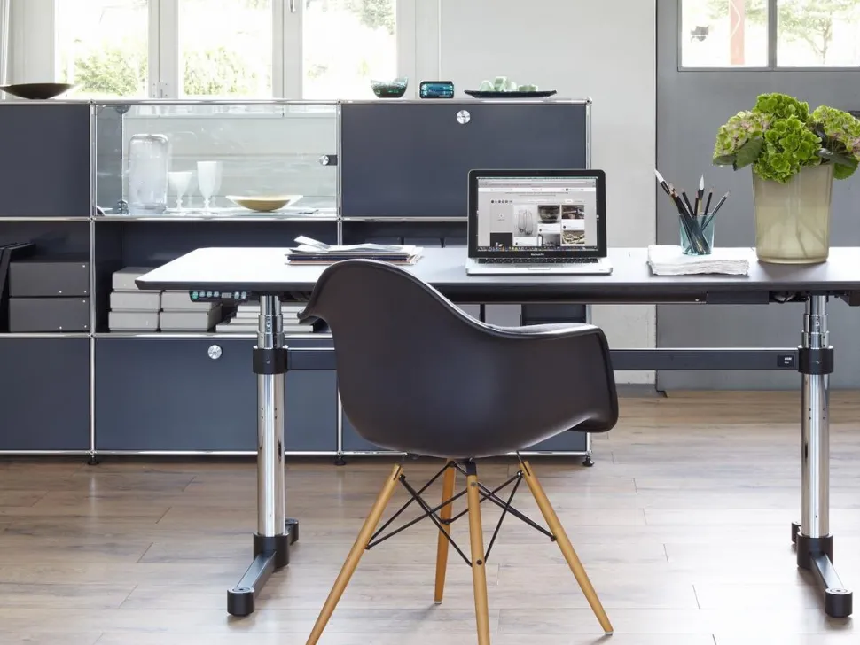 USM Haller Highboard XL mit 3 Glastüren