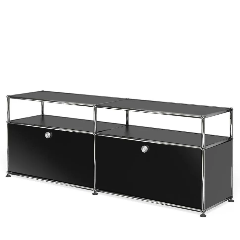 USM Haller Lowboard L mit Aufbau, individualisierbar