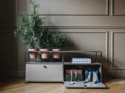 USM Haller Lowboard L mit Aufbau, individualisierbar