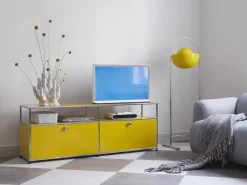 USM Haller Lowboard L mit Aufbau, individualisierbar
