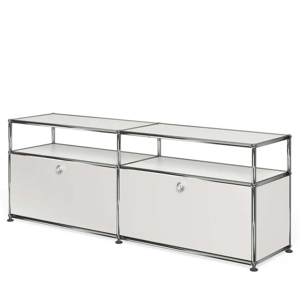 USM Haller Lowboard L mit Aufbau, individualisierbar