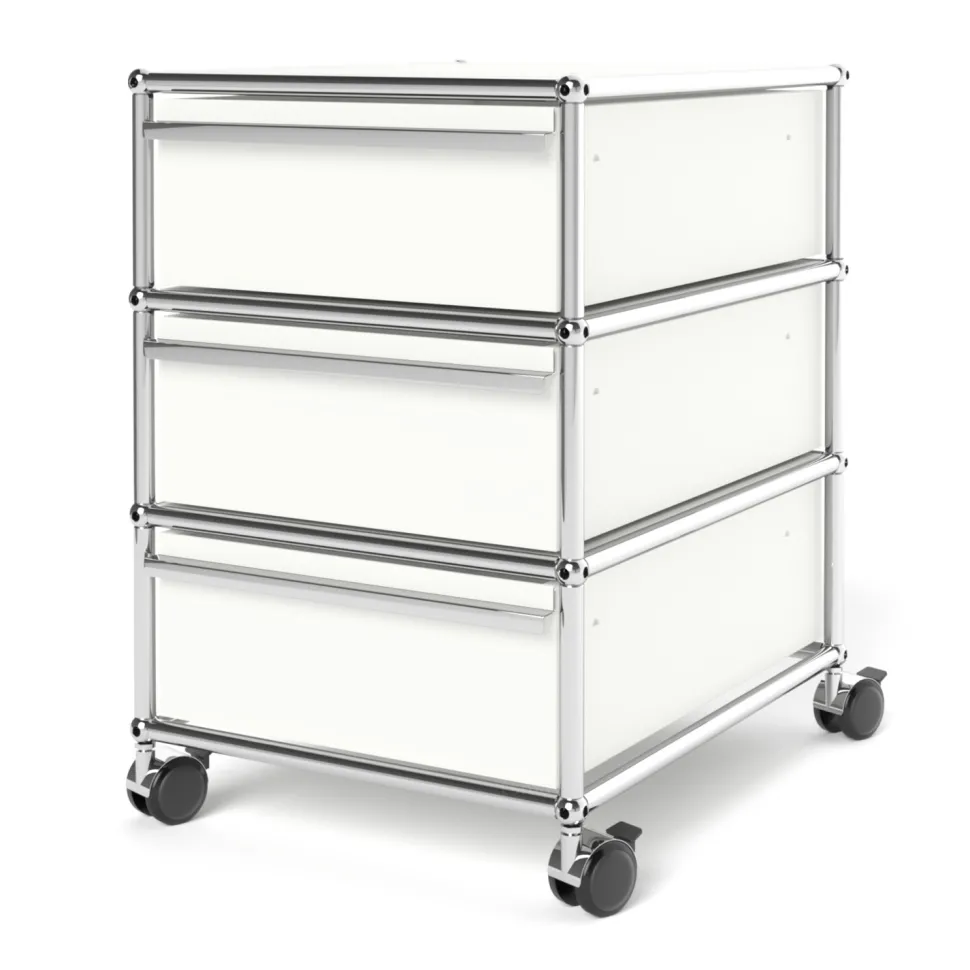USM Haller Rollcontainer mit 3 Schubladen Typ I (mit Gegengewicht)