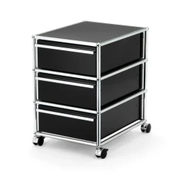 USM Haller Rollcontainer mit 3 Schubladen Typ I (mit Gegengewicht)