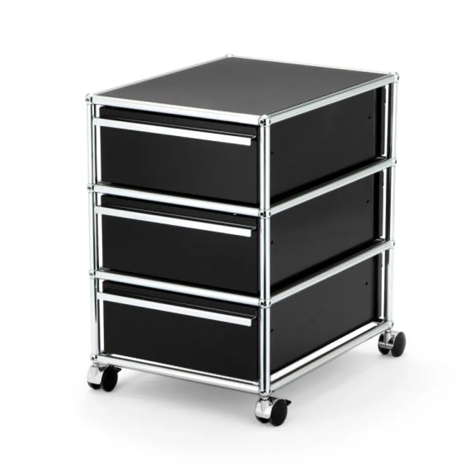 USM Haller Rollcontainer mit 3 Schubladen Typ I (mit Gegengewicht)