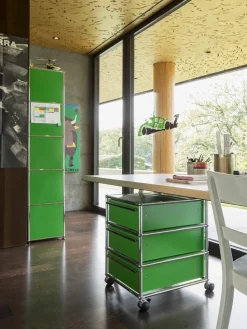 USM Haller Rollcontainer mit 3 Schubladen Typ I (mit Gegengewicht)