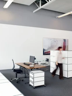 USM Haller Rollcontainer mit 3 Schubladen Typ I (mit Gegengewicht)