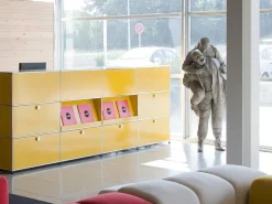 USM Haller Theke Typ 2 (mit Schrägtablaren)