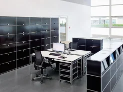 USM Haller Theke Typ 2 (mit Schrägtablaren)