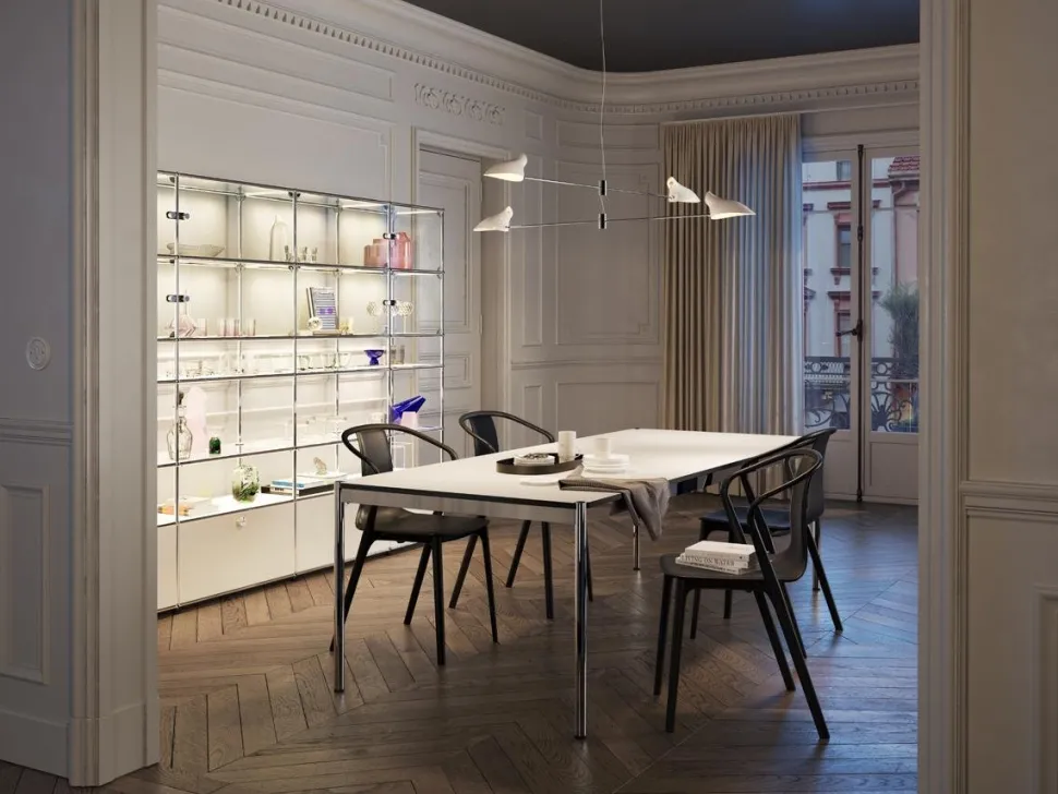 USM Haller Vitrinenschrank
