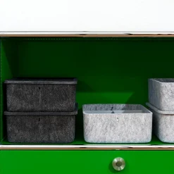 USM Inos Box mit Unterteilung + Deckel