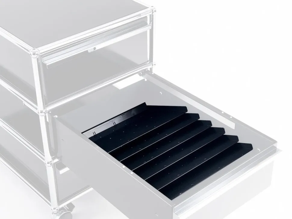 USM Inos Schrägfächer für A6-Schublade (Rollcontainer)
